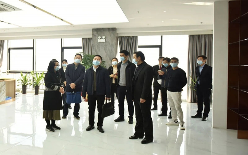 东莞市工信局副局长袁攀一行莅临振？？？萍悸眯械餮